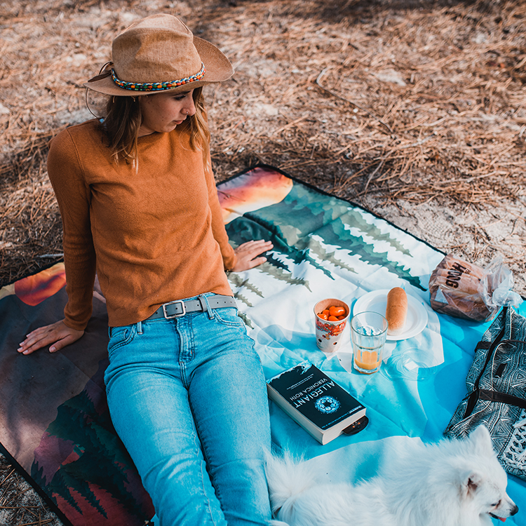 Outdoor Custom Printing Sand Proof Camping Picnic Beach Mat