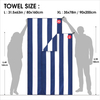 Factory Custom Microfiber Printed Beach Towel Quick Dry Travel Sports Towel