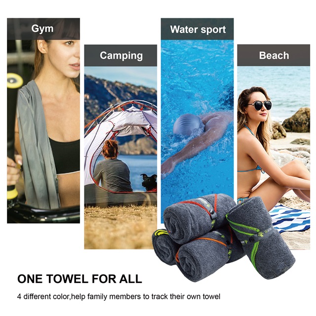 Microfiber water sport towel for outdoor OEM factory
