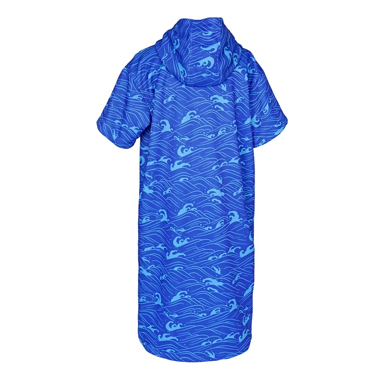 Custom Outdoor Printed Changing Robe Surf Poncho Drying Robe Adult Coat