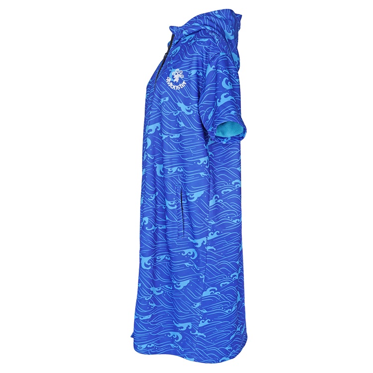 Custom Outdoor Printed Changing Robe Surf Poncho Drying Robe Adult Coat