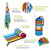 Amazon Hot Selling Sublimaion Microfiber Sand Free Beach Towel With Logo Custom Print