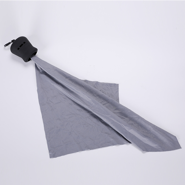 Silicone case microfiber quick-dry towel