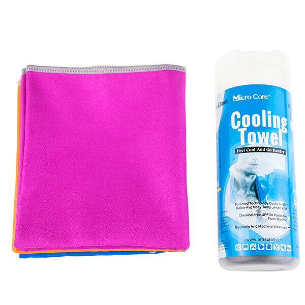 Microfiber Suede Cooling Towel For Sports Or Promotion